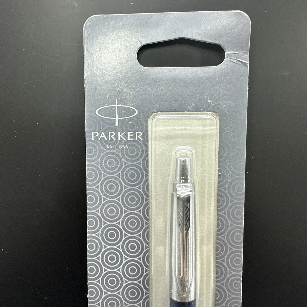 Parker‎ Jotter Medium Point Blue Ink Ballpoint Pen Blue/Silver